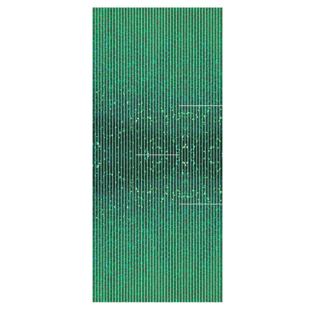 Lines Border Line Diamond Sparkle Peel Off Sticker Edge Craft Stickers - Green