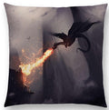 Dragon Cushion Cover Fantasy Mystical Magic Dragon Cushions 18" x 18" - 9