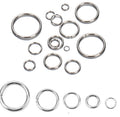 Rhodium Silver Jump Rings Ring Connectors Jewellery Craft Connector