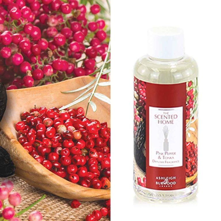 Ashleigh & Burwood Reed Diffuser Refill Scented Home Fragrance 150ml - Pink Pepper & Tonka 150ml Refill