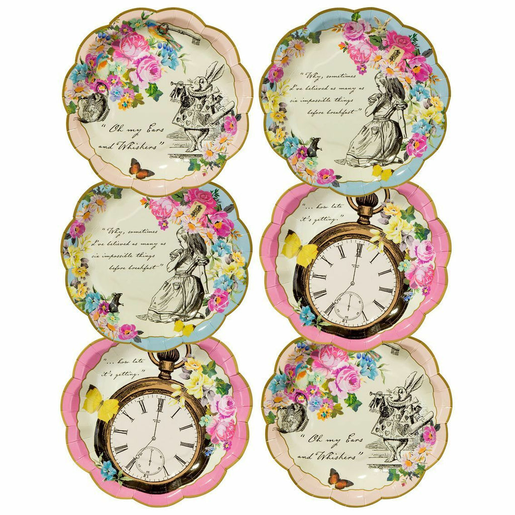 Unicorn Animals Alice Wonderland Party Plates Children's Party Table Decorations