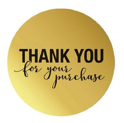Labels 'Thank You for your order' 'Thank You Business Gift Craft Stickers 2.5cm