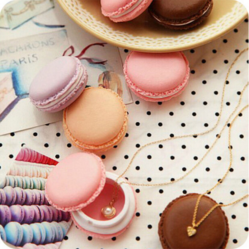 Macaron Macaroon Treat Trinket Pill Box Jewellery Ring Kawaii Various Colours