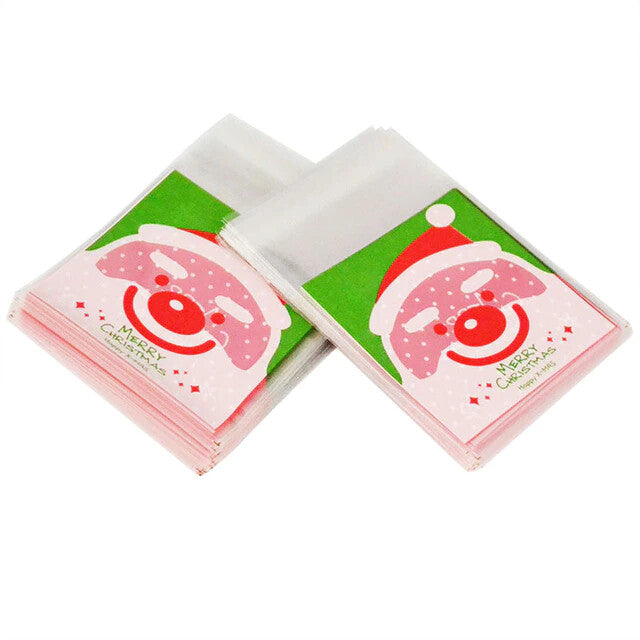 Christmas Sweet Candy Craft Money Jewellery Mini Gift Bags - Self Seal Bags - 6