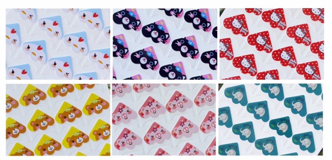 24 Animal Self Adhesive Baby Craft Photo Album Frame Corner Protector Stickers