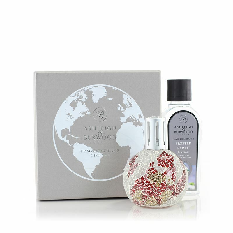 Ashleigh & Burwood Fragrance Lamp Catalytic Effusion Diffusion Lamp Gift Set - Frosted Earth Lamp Gift Set: Earth's Magma