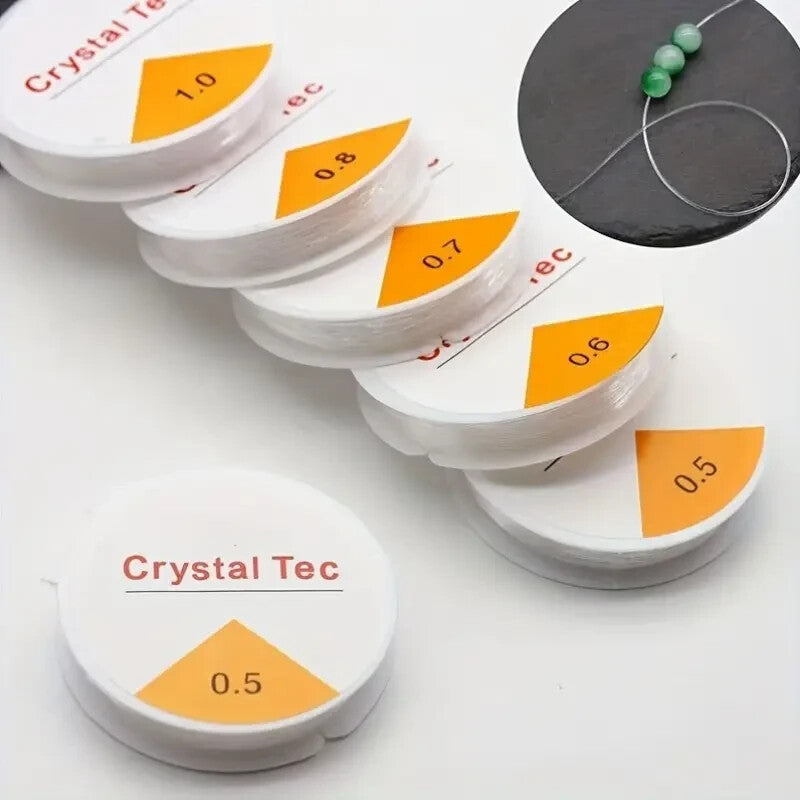 Elastic Stretchy Beading Thread Clear Nylon Jewellery Making Bead Stretch Cord