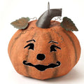 Metal Pumpkin Halloween Pumpkins Ornament Candle Holder Party Autumn Decoration - Large Metal Pumpkin Lantern - 31x31x30cm