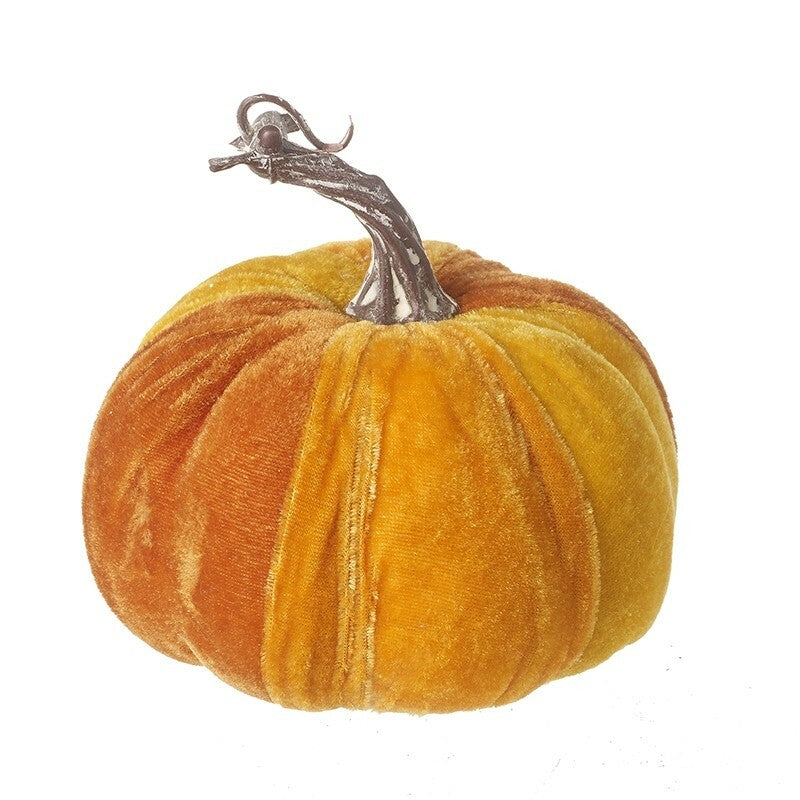 Velvet Pumpkin Halloween Pumpkins Ornament Prop Party Autumn Decoration Craft