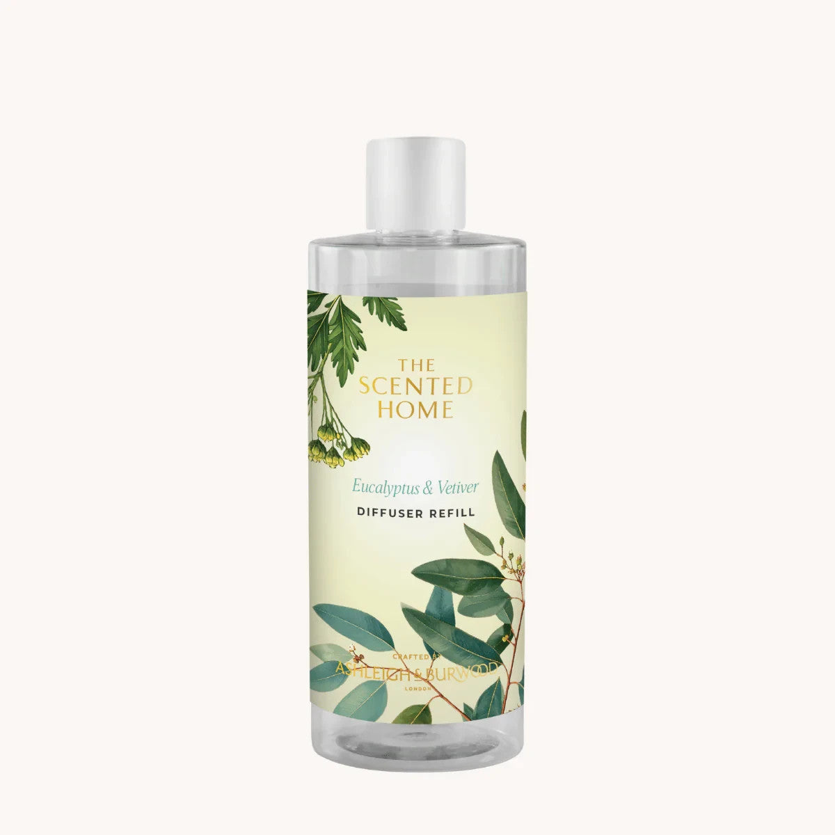 300ml Large Ashleigh & Burwood Reed Diffuser Refill Scented Home Fragrance - 300ml Eucalyptus & Vetiver