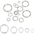 Silver Jump Rings - Ring Connectors Jewellery Craft Connector Sizes 3mm-20mm