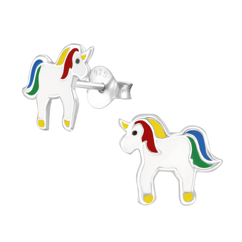 925 Sterling Silver Rainbow Unicorn Magical Mythical Horse & Gift Box