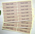 Hand Made Sticker Labels Kraft Gift Food Craft Seal Stickers