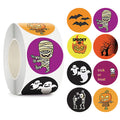 Halloween Witch Cat Ghost Stickers Labels Sticker Label Craft 25mm - Design 1