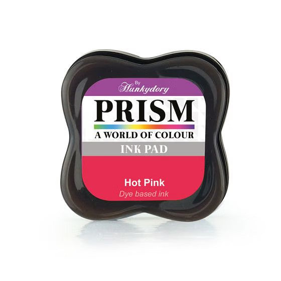 Ink Pad Craft Pigment for Paper Wood Fabric Scrapbook 51 Colours Art InkPad - Hot Pink