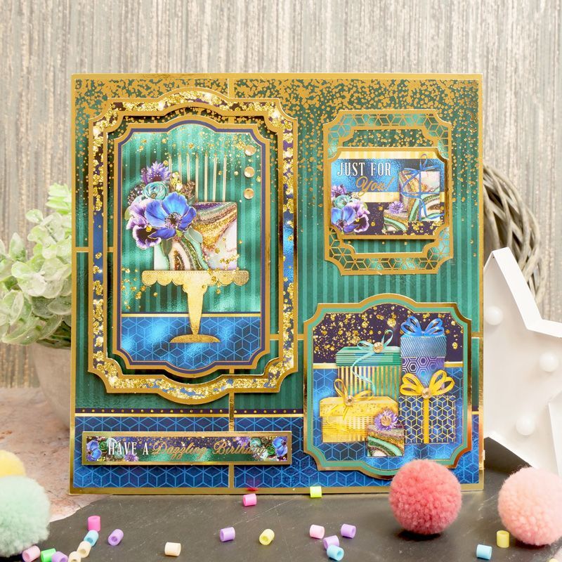Hunkydory Greeting & Birthday Card Making Kits Luxury Topper Set Pack Toppers