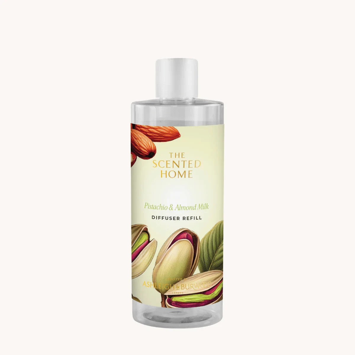 300ml Large Ashleigh & Burwood Reed Diffuser Refill Scented Home Fragrance - 300ml Pistachio & Almond Milk