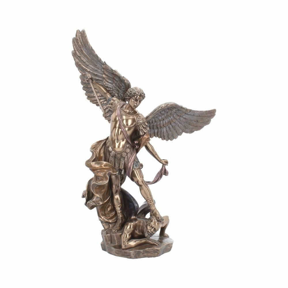 Bronzed Archangel Ornament Metatron Saint Michael Figurines Boxed Gift - Archangel Michael 37cm