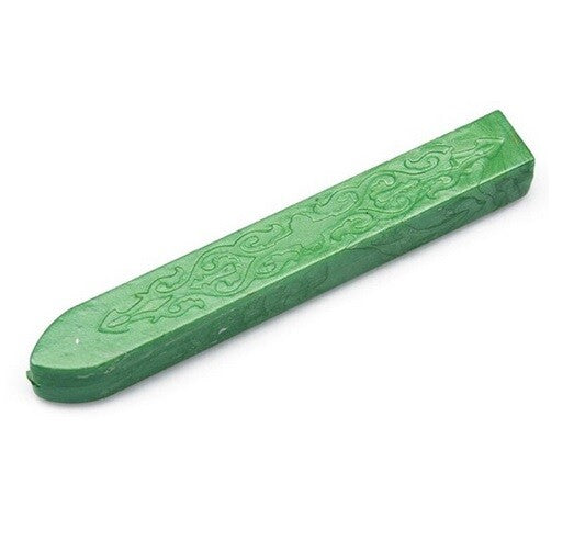 Traditional Wax Sealing Stick Letters Stamp Envelope Seal Scrap Book Manuscript - 24 - Green