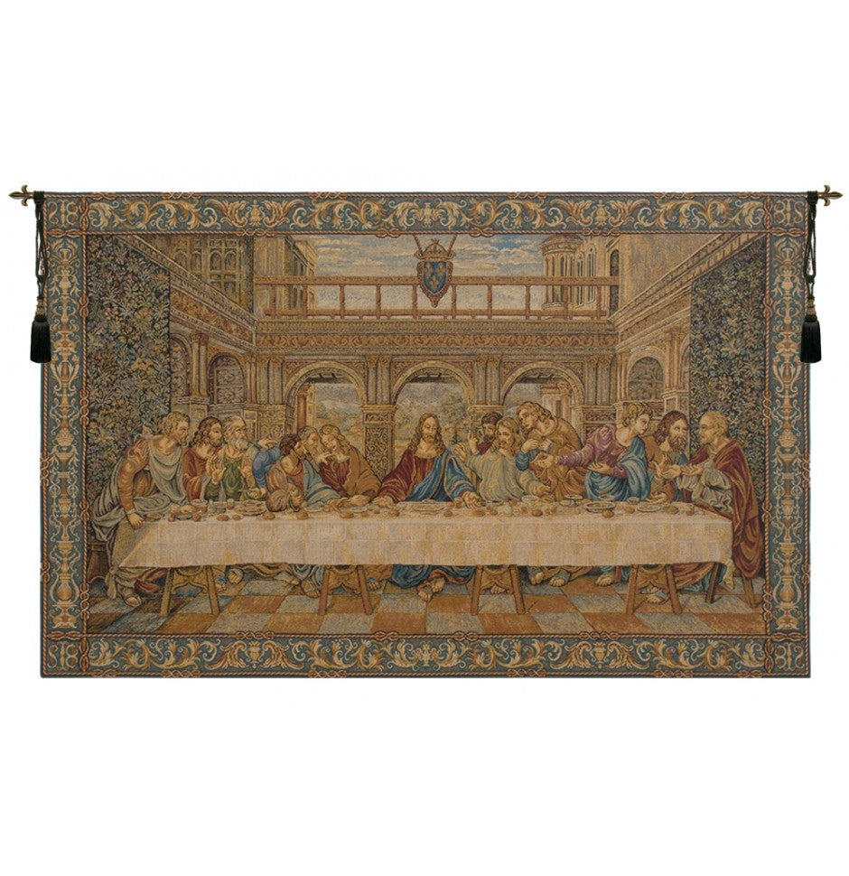 The Last Supper Leonardo da Vinci Jacquard Tapestry 17" x 26"