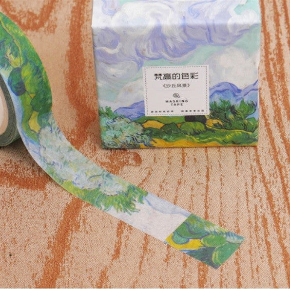 Vincent Van Gogh Washi Tape Decorative Scrap Book Craft Art 15mm Wide 7m Long - Clouds 08