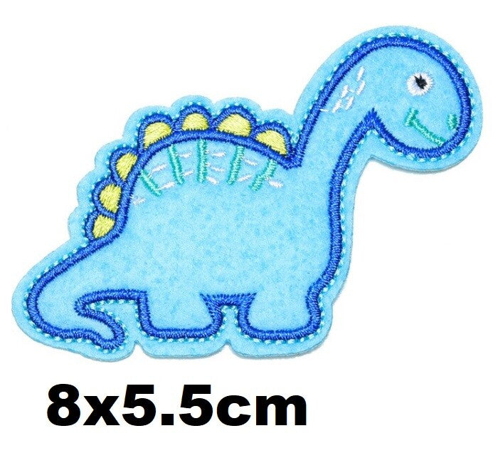 Cartoon Dinosaur Animal Kids Embroidered Patch Applique Sew or Iron on Patches - 2