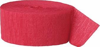 Buy 3 Rolls Crepe Streamer Crepe Paper Party Decoration Streamers 81 ft - Red x 3 rolls