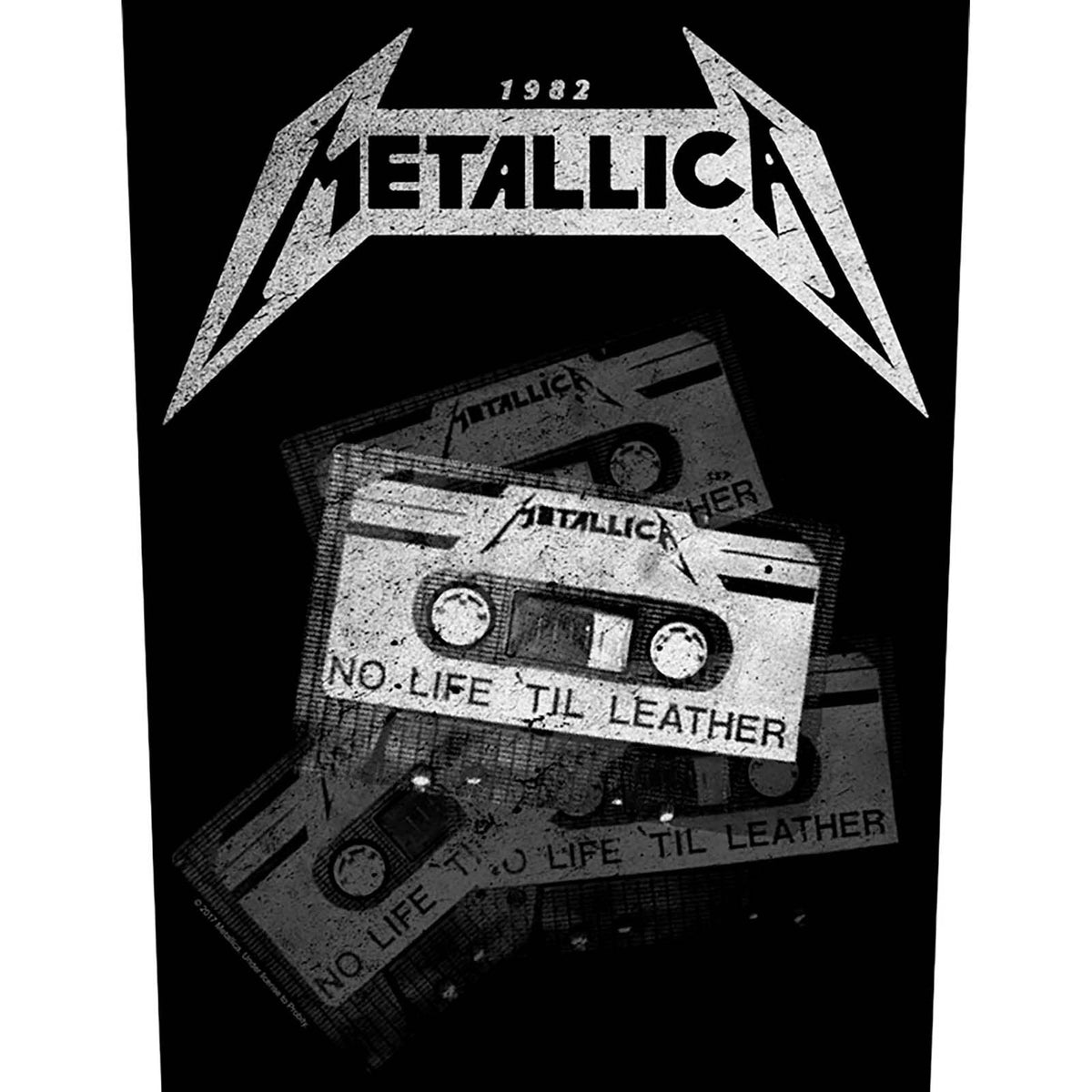 Large Metallica Back Patch Patches - Officially Licensed Merchandise - 35x26cm - No Life 'Til Leather 35x26cm