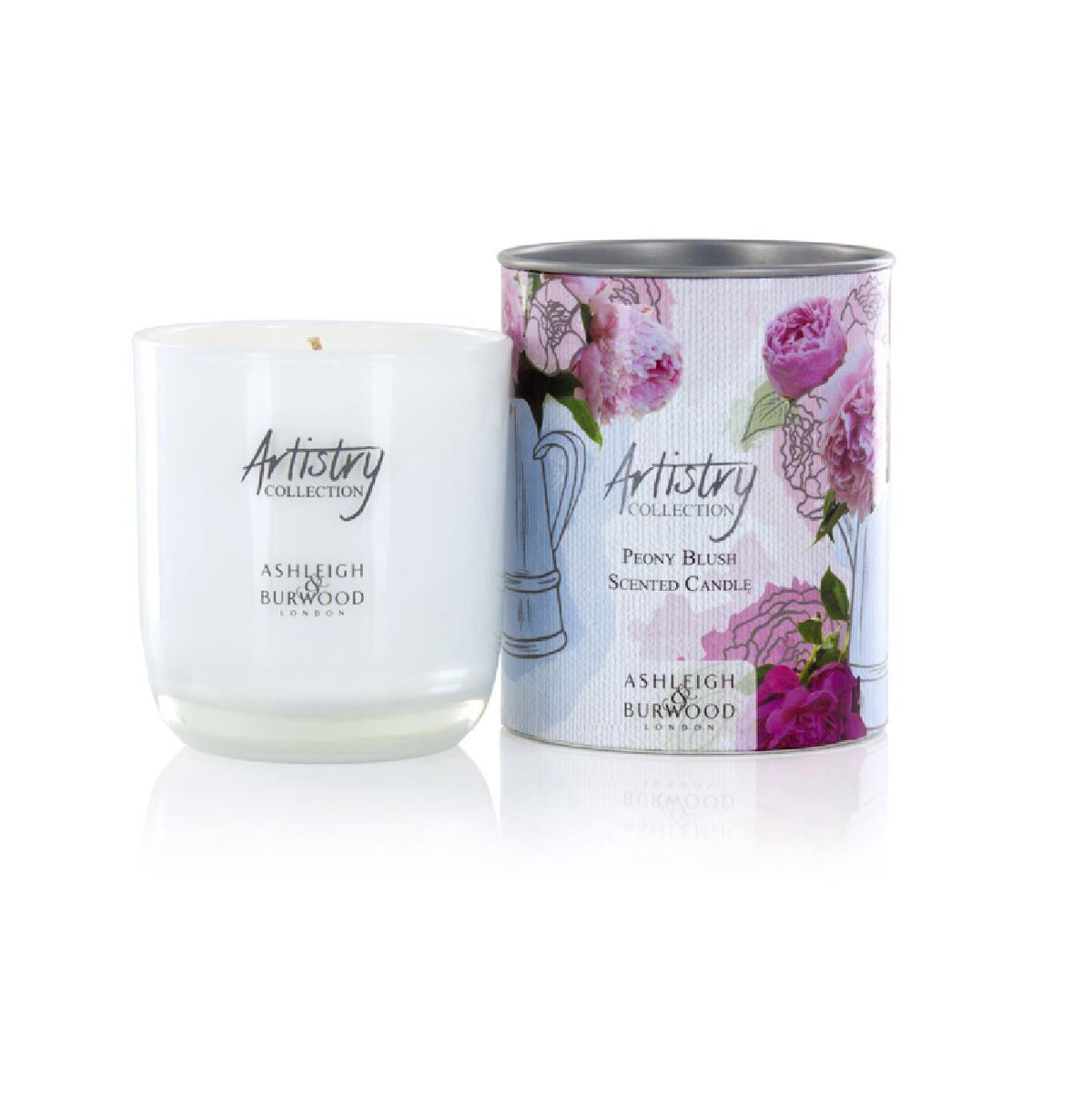 Artistry Collection Fragrance Scented Candle 8x9cm 200g Ashleigh & Burwood Gift - Peony Blush