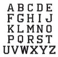 Black Letter Patch Patches Iron or Sew on Alphabet Embroidery Customise Clothes