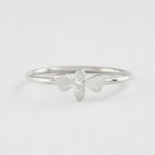 Gold Silver Rose Honey Bee Bumblebee Insect Ring & Free Gift Bag