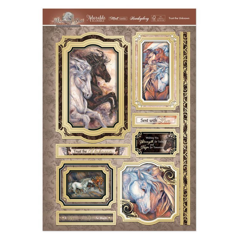 Hunkydory Greeting & Birthday Card Making Kits Luxury Topper Set Pack Toppers