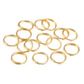 10mm Gold Keyring Split Rings Key Chain Link Jewellery Craft Links