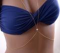 Pearl Harness Bikini Beach Crossover Body Chain Summer Holiday Unique