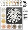 Lobster Clasp Clip Hook Jewellery Finding Making Craft - Various Sizes & Colours