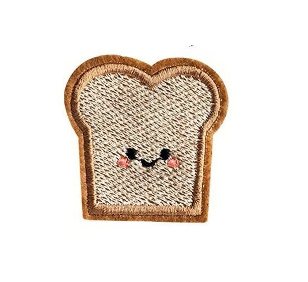 Cupcake Embroidery Patch Cake Patches Iron on / Sew / Glue Embroidered Cakes - Bread