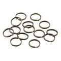 6mm Stainless Steel Bronze Keyring Split Rings Key Chain Craft Jewellery Links