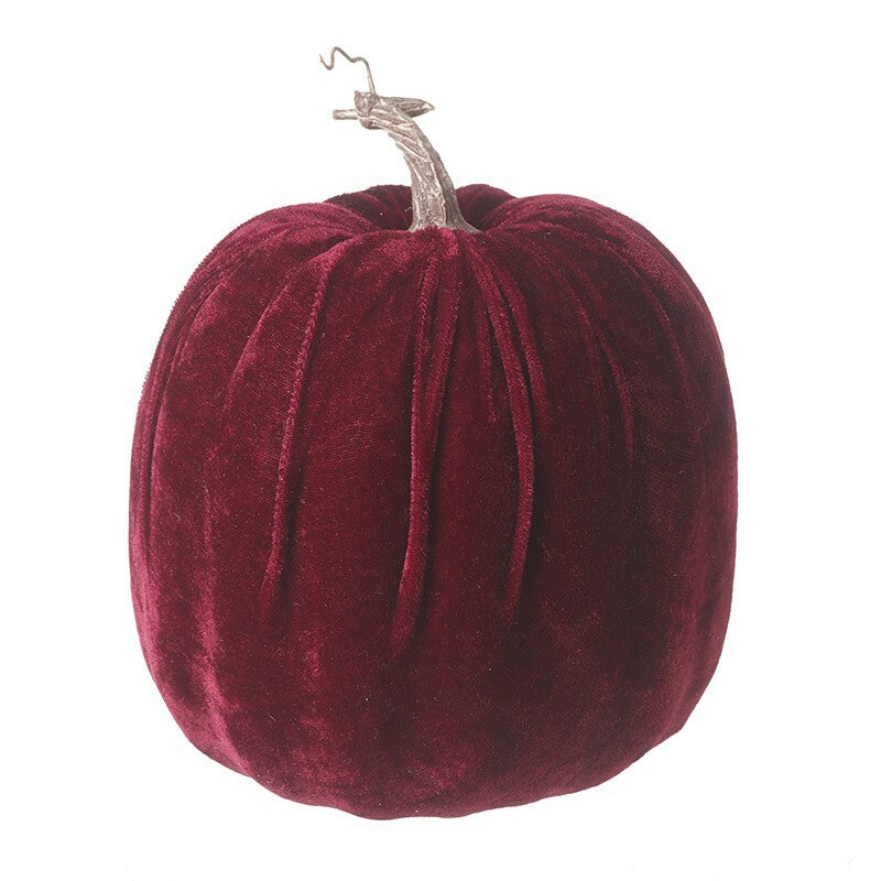 Velvet Pumpkin Halloween Pumpkins Ornament Prop Party Autumn Decoration Craft