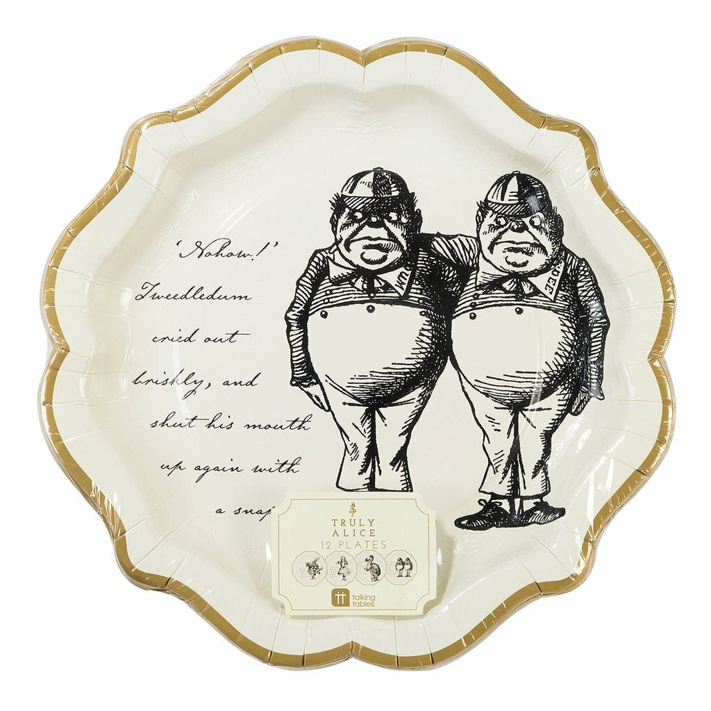 Unicorn Animals Alice Wonderland Party Plates Children's Party Table Decorations
