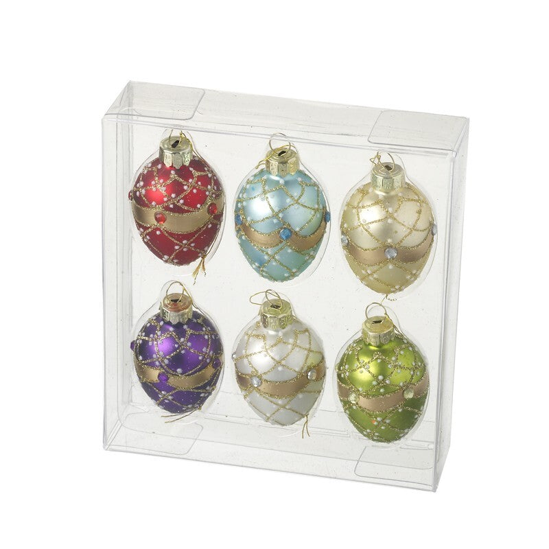 Glass Handcrafted Baubles Premium Traditional Christmas Tree Decoration