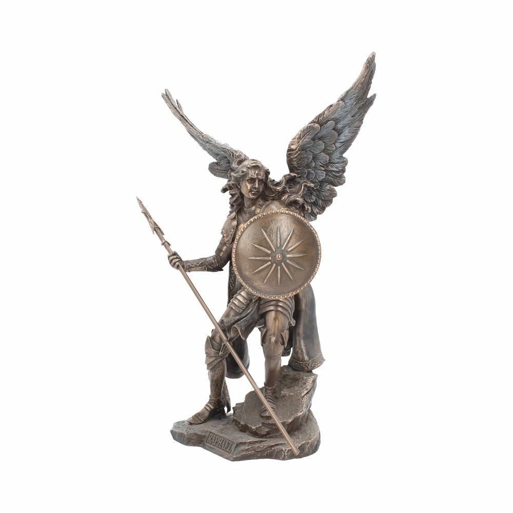 Bronzed Archangel Ornament Metatron Saint Michael Figurines Boxed Gift