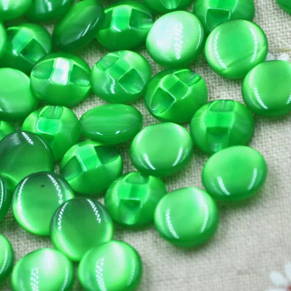 12mm / 1.2cm Buttons - 12 colours - Baby Knitting Clothing Knit Button Flatback - Green