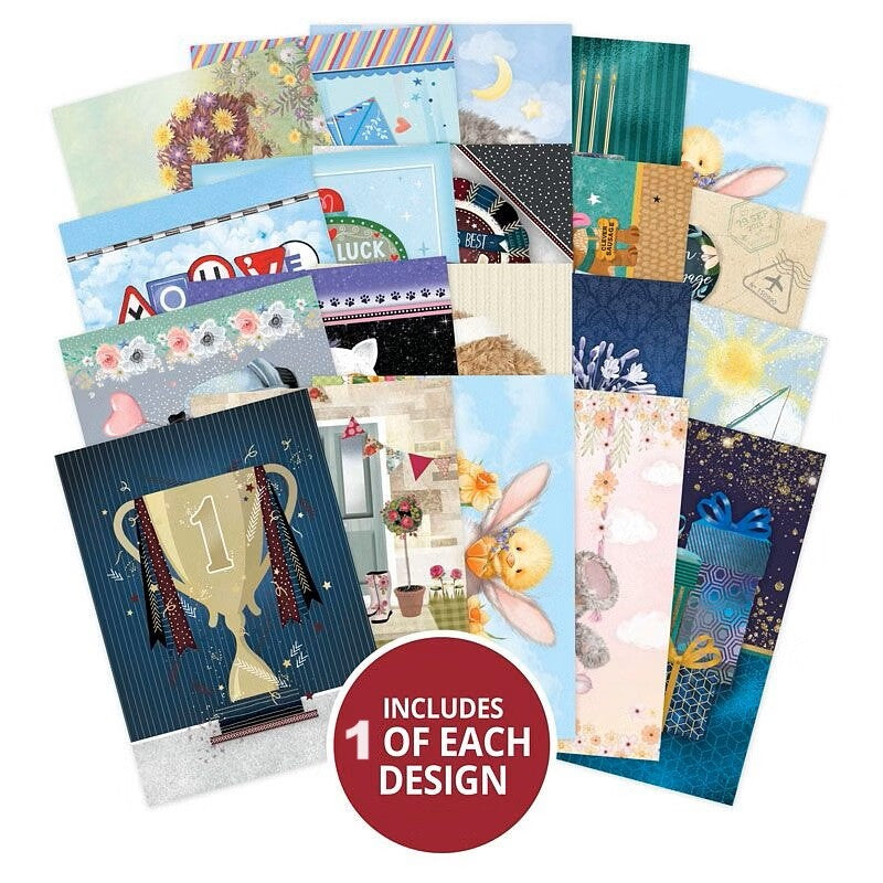 Hunkydory Little Books 20/24/25 Pack - Christmas Birthday Card Making Scrapbook - Treasured Moments