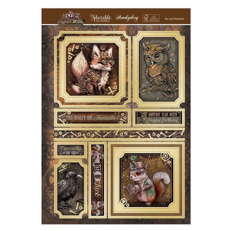 Hunkydory Greeting & Birthday Card Making Kits Luxury Topper Set Pack Toppers