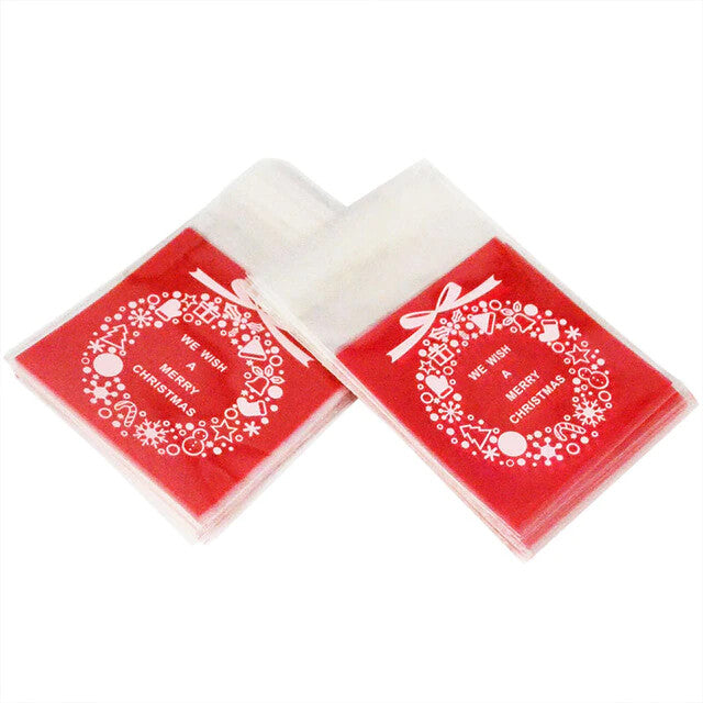 Christmas Sweet Candy Craft Money Jewellery Mini Gift Bags - Self Seal Bags - 2