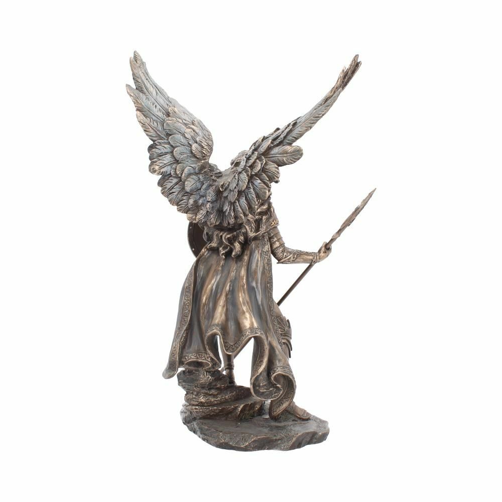 Bronzed Archangel Ornament Metatron Saint Michael Figurines Boxed Gift