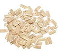 Hand Made Tag Sew Glue Craft Charm Garment Clothing Label Tags Handmade Tag - Curved Rectangle