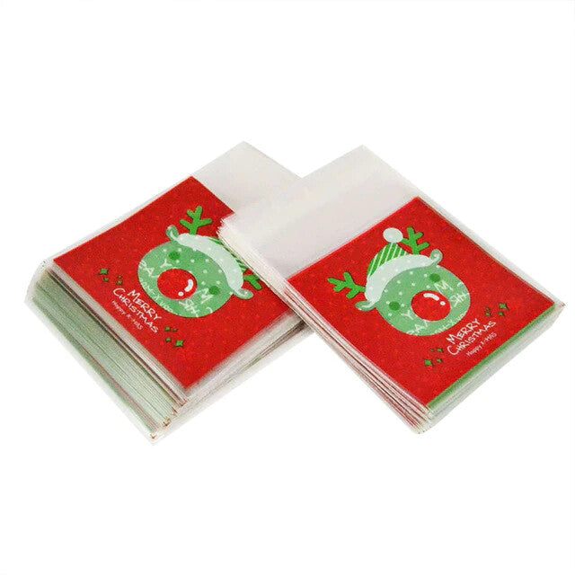 Christmas Sweet Candy Craft Money Jewellery Mini Gift Bags - Self Seal Bags - 5
