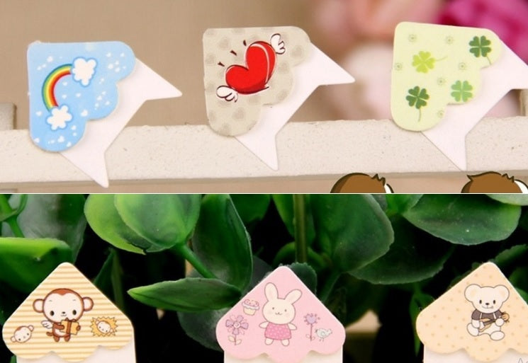24 Cute Self Adhesive Photo Album Frame Corner Protector Stickers Scrap booking