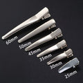 Silver Colour Crocodile Alligator Straight Blank Hair Clips Clip 5/10/20/50